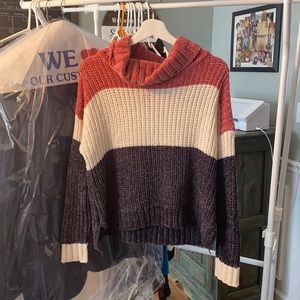 Color block sweater